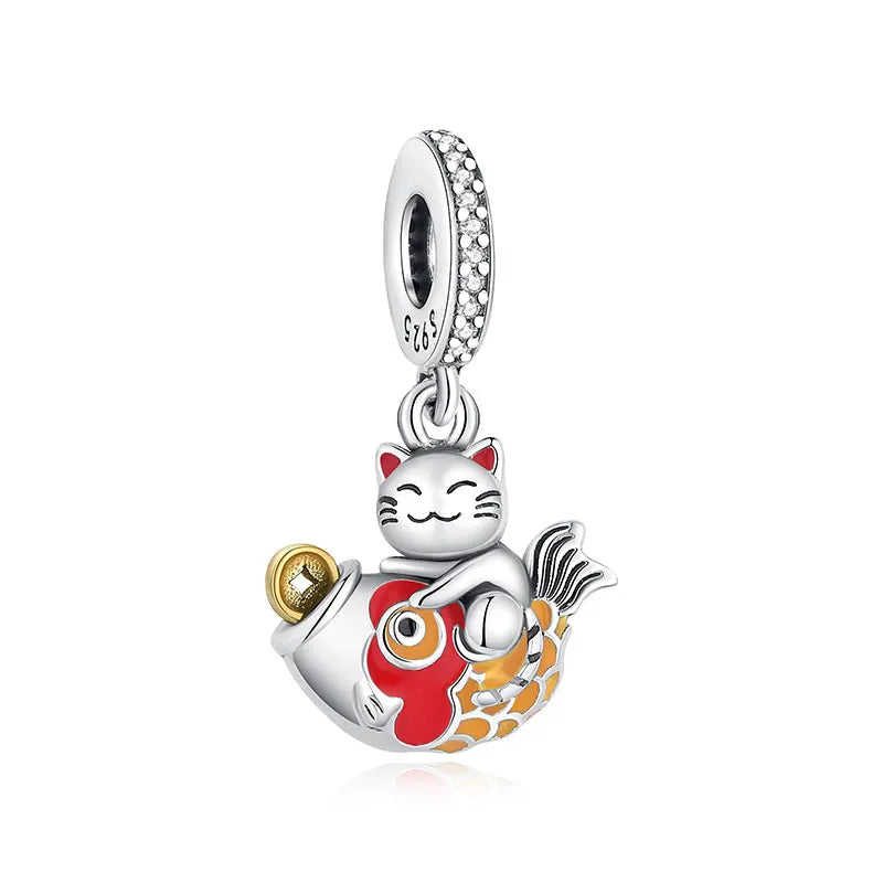 Lucky Cat Charms