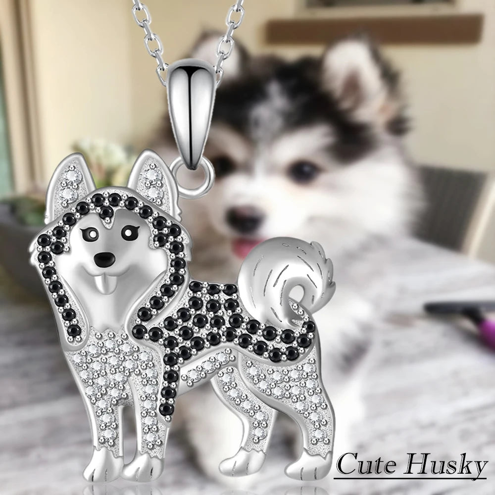 Husky Charm Necklace