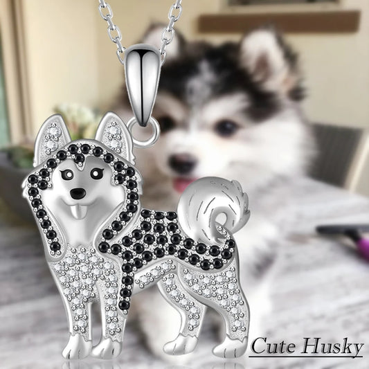 Husky Charm Necklace