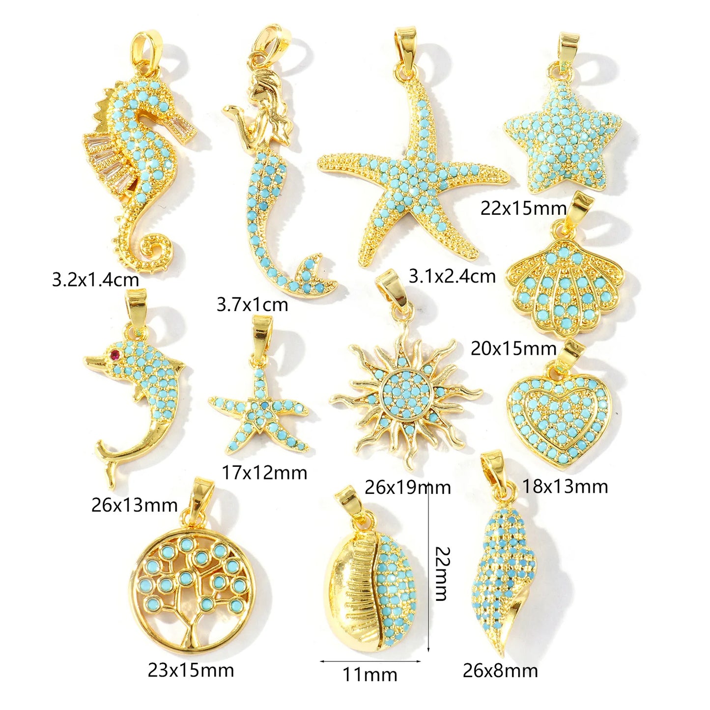 Ocean Charm Beads