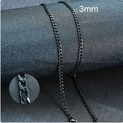 3mm Cuban Chain Necklace