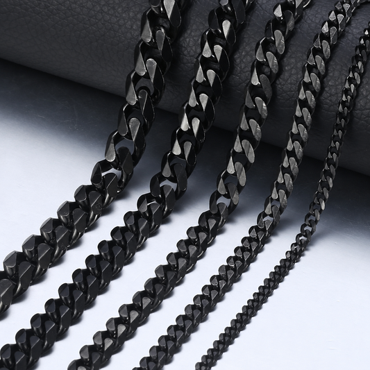 Draft Black Cuban Link Chain photo
